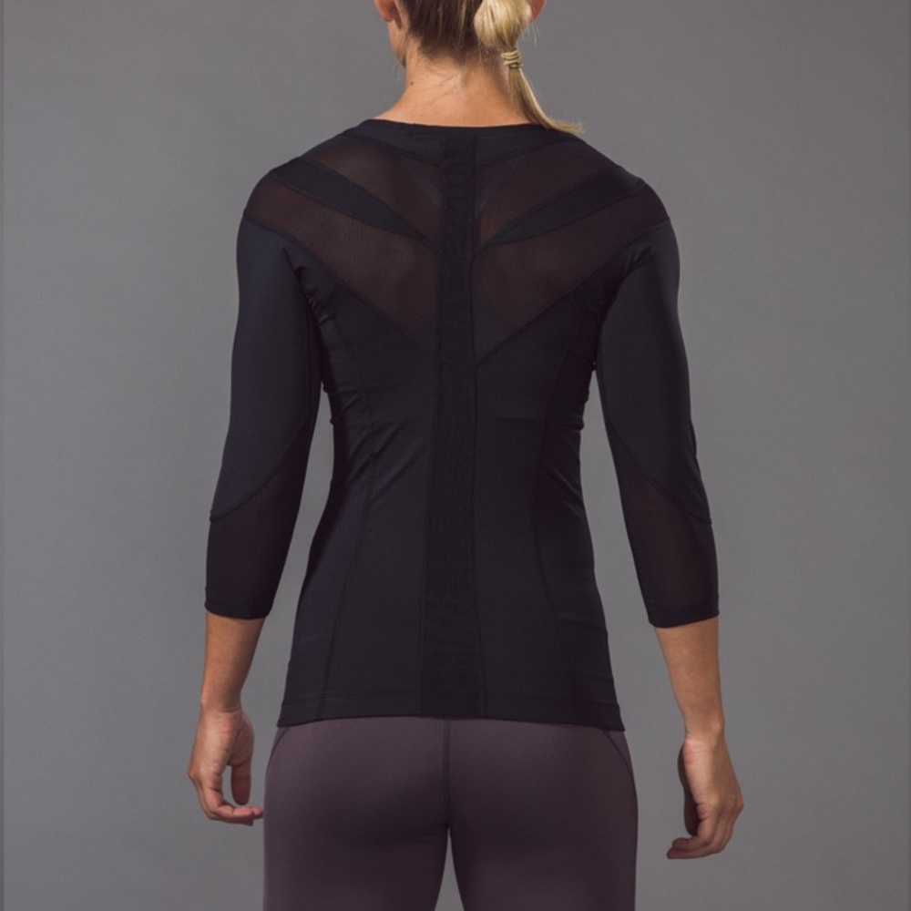 IntelliSkin 3/4 sleeve compression zip up